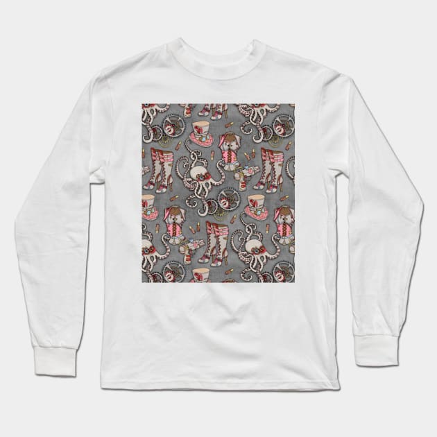 Steampunk Long Sleeve T-Shirt by micklyn